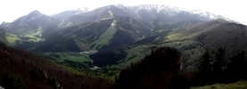 Pohled ze Sokolieho na hreben Male Fatry 